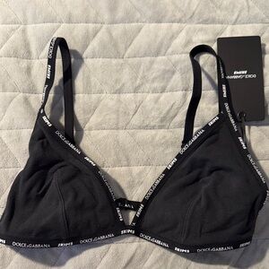 Skins Dolce & Gabbana Black Triangle Bra